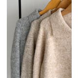 callautia ミックスカラーハーフボタンポロニット | JUNOAH | 詳細画像17 