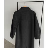 callautia ボリュームスリーブステンカラーロングコート | JUNOAH | 詳細画像15 