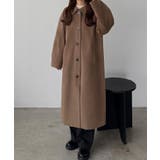 callautia ボリュームスリーブステンカラーロングコート | JUNOAH | 詳細画像6 