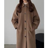 callautia ボリュームスリーブステンカラーロングコート | JUNOAH | 詳細画像8 