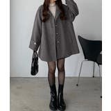 callautia ゴールドボタンミドルコート | JUNOAH | 詳細画像14 