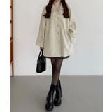 callautia ゴールドボタンミドルコート | JUNOAH | 詳細画像20 