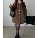 callautia ゴールドボタンミドルコート | JUNOAH | 詳細画像5 