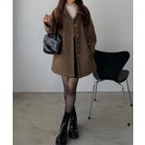 callautia ゴールドボタンミドルコート | JUNOAH | 詳細画像7 