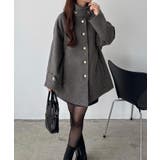 callautia ゴールドボタンミドルコート | JUNOAH | 詳細画像9 