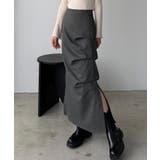 callautia 薄手ツイードサイドタックマーメイドスカート | JUNOAH | 詳細画像10 