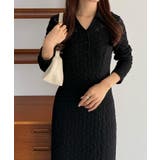 callautia カットレース長袖ポロワンピース（ペチワンピースセット） | JUNOAH | 詳細画像10 