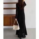 callautia カットレース長袖ポロワンピース（ペチワンピースセット） | JUNOAH | 詳細画像12 