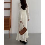 callautia カットレース長袖ポロワンピース（ペチワンピースセット） | JUNOAH | 詳細画像5 