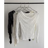 callautia 袖ギャザードレープレーストップス | JUNOAH | 詳細画像17