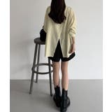 callautia バックスリットオーバーサイズストライプシャツ | JUNOAH | 詳細画像14