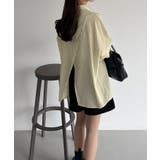 callautia バックスリットオーバーサイズストライプシャツ | JUNOAH | 詳細画像16