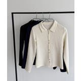 callautia カットジャガードポロトップス | JUNOAH | 詳細画像13