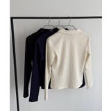 callautia カットジャガードポロトップス | JUNOAH | 詳細画像14