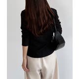 callautia カットジャガードポロトップス | JUNOAH | 詳細画像4