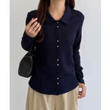 callautia カットジャガードポロトップス | JUNOAH | 詳細画像9