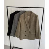 callautia 薄手ツイードテーラードシャツジャケット | JUNOAH | 詳細画像15