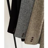 callautia 薄手ツイードテーラードシャツジャケット | JUNOAH | 詳細画像17