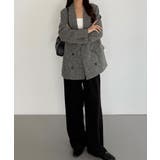 callautia 薄手ツイードテーラードシャツジャケット | JUNOAH | 詳細画像8