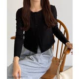 callautia クロップド丈シアーカーディガン | JUNOAH | 詳細画像2