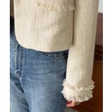 callautia ゴールドボタンツイードジャケット | JUNOAH | 詳細画像8 