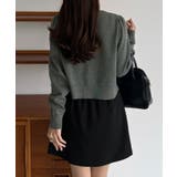 callautia 金ボタンコットンショートニットカーディガン | JUNOAH | 詳細画像8