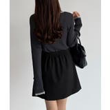 callautia 配色ポロ衿シアーニット | JUNOAH | 詳細画像10