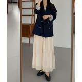 callautia プリーツティアードスカート | JUNOAH | 詳細画像13 