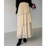 callautia プリーツティアードスカート | JUNOAH | 詳細画像14 