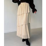 callautia プリーツティアードスカート | JUNOAH | 詳細画像15 