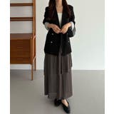 callautia プリーツティアードスカート | JUNOAH | 詳細画像18 