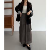 callautia プリーツティアードスカート | JUNOAH | 詳細画像19 