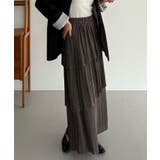 callautia プリーツティアードスカート | JUNOAH | 詳細画像21 