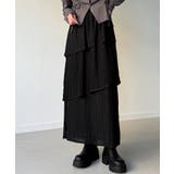 callautia プリーツティアードスカート | JUNOAH | 詳細画像5 