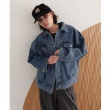 callautia オーバーサイズデニムジャケット | JUNOAH | 詳細画像1