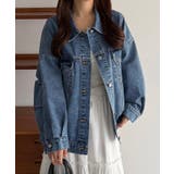 callautia オーバーサイズデニムジャケット | JUNOAH | 詳細画像18