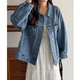 callautia オーバーサイズデニムジャケット | JUNOAH | 詳細画像20