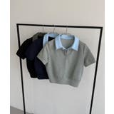 callautia シャツレイヤード半袖ポロシャツ | JUNOAH | 詳細画像14