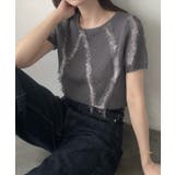 Meiru フリンジ半袖ニット | JUNOAH | 詳細画像10