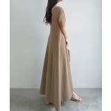 Meiru バックオープンフレアカットワンピース【ペチワンピースセット】 | JUNOAH | 詳細画像5