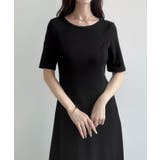 Meiru バックオープンフレアカットワンピース【ペチワンピースセット】 | JUNOAH | 詳細画像9