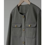 Meiru ノーカラージャケット+マーメイドスカートSET(薄手、裏地なし) | JUNOAH | 詳細画像17