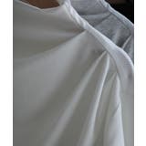 Meiru 薄手モックネックドレープトップス | JUNOAH | 詳細画像17 