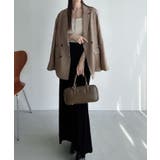 Meiru ダブルテーラードジャケット | JUNOAH | 詳細画像12