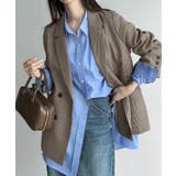 Meiru ダブルテーラードジャケット | JUNOAH | 詳細画像14