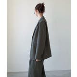 Meiru シングルテーラードジャケット(薄手、裏地なし)【セットアップ対応】 | JUNOAH | 詳細画像10