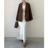 Meiru シングルテーラードジャケット(薄手、裏地なし)【セットアップ対応】 | JUNOAH | 詳細画像17