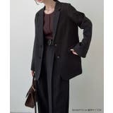 Meiru シングルテーラードジャケット(薄手、裏地なし)【セットアップ対応】 | JUNOAH | 詳細画像2