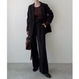 Meiru シングルテーラードジャケット(薄手、裏地なし)【セットアップ対応】 | JUNOAH | 詳細画像4