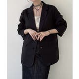 Meiru シングルテーラードジャケット(薄手、裏地なし)【セットアップ対応】 | JUNOAH | 詳細画像5